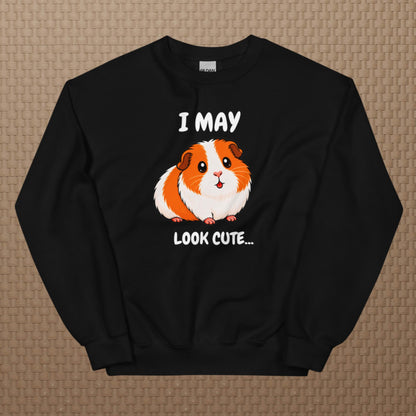 I may look cute sweatshirt