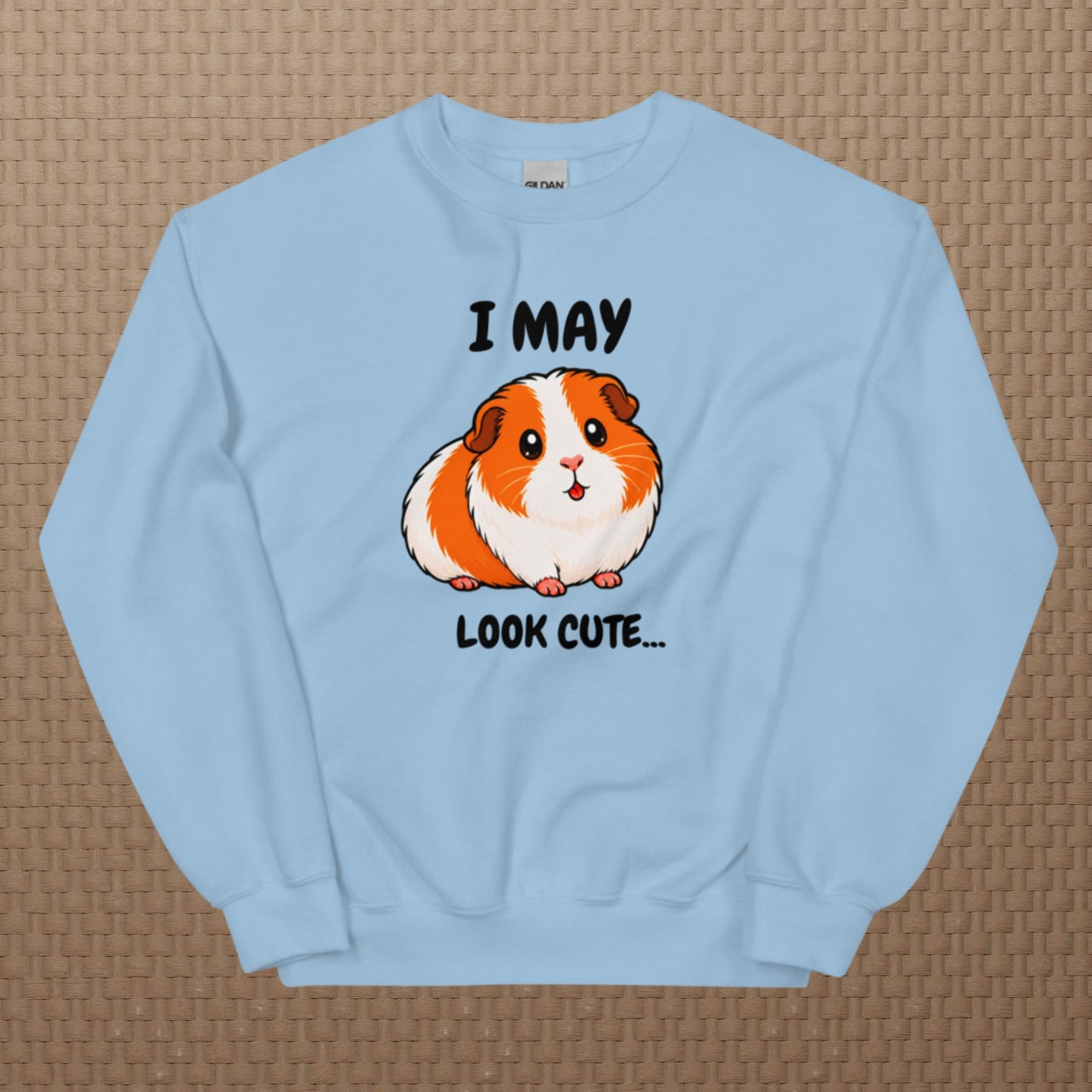 I may look cute sweatshirt