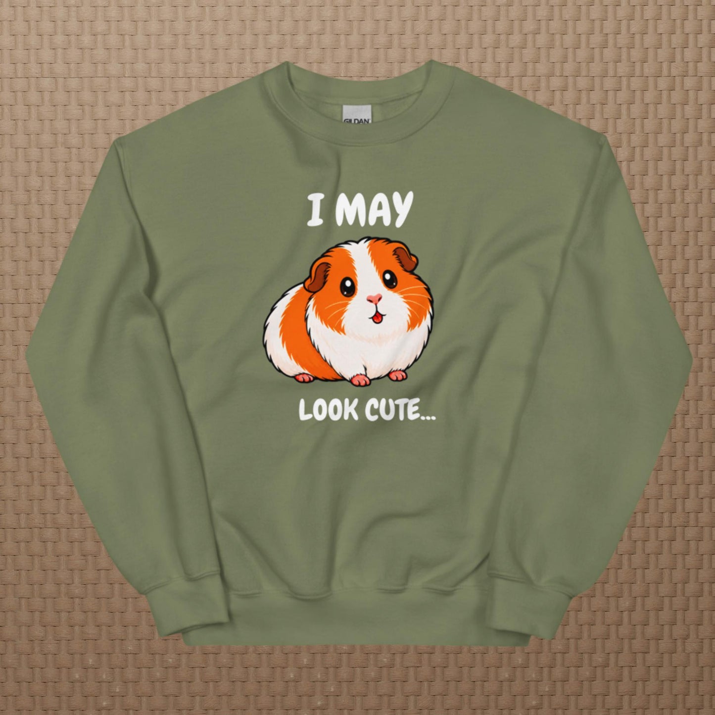I may look cute sweatshirt