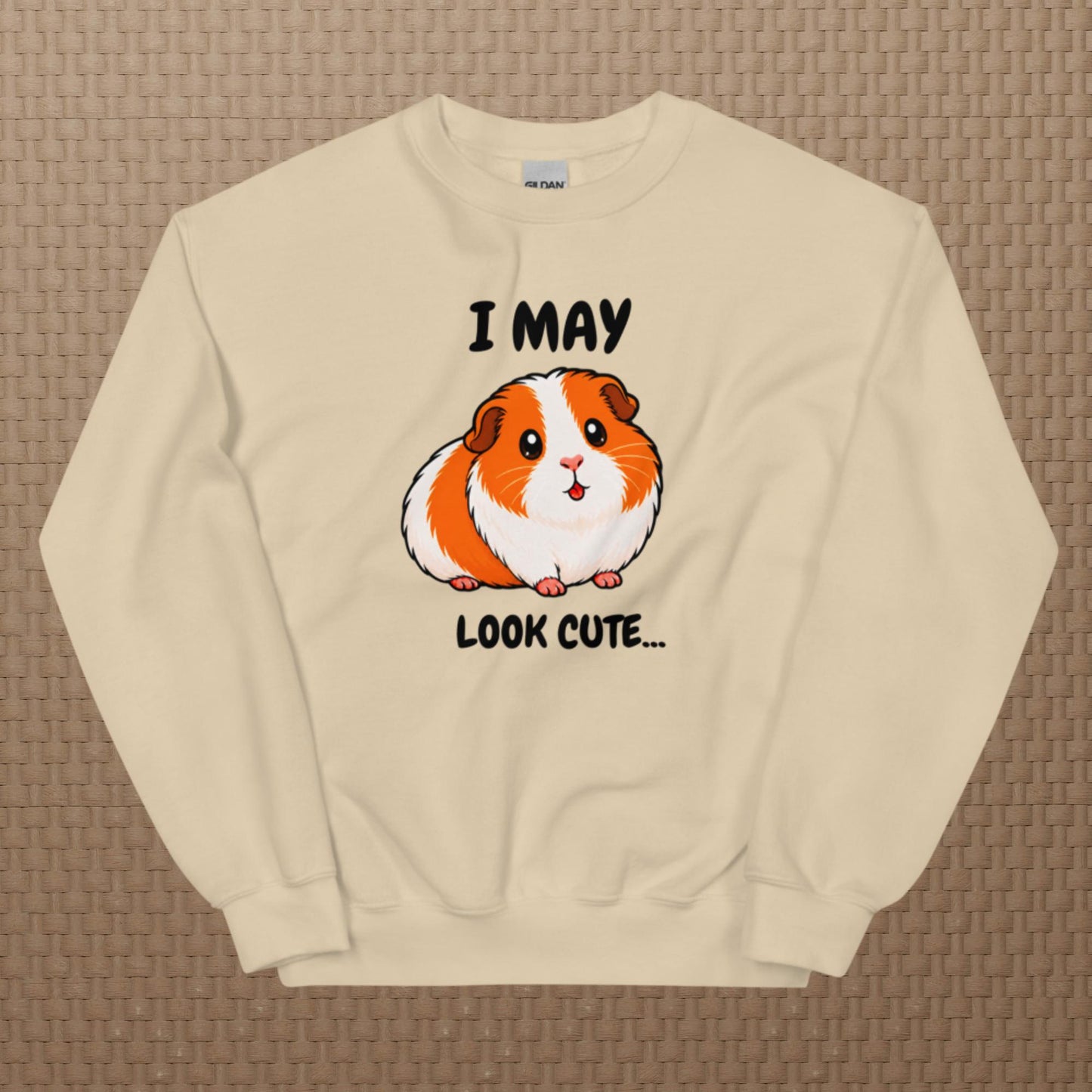 I may look cute sweatshirt