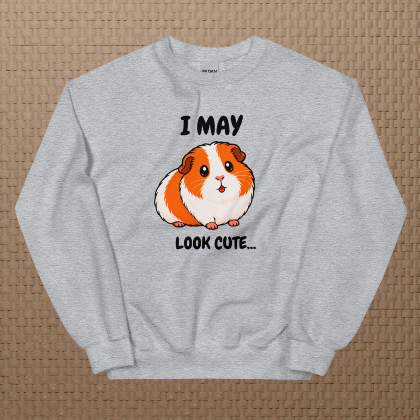 I may look cute sweatshirt