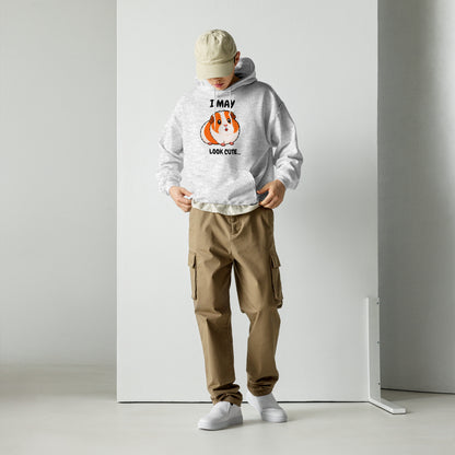 I may look cute hoodie