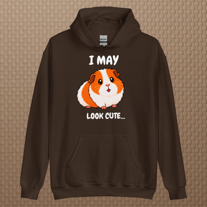I may look cute hoodie