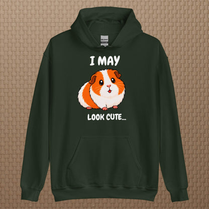I may look cute hoodie
