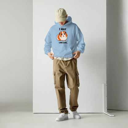 I may look cute hoodie