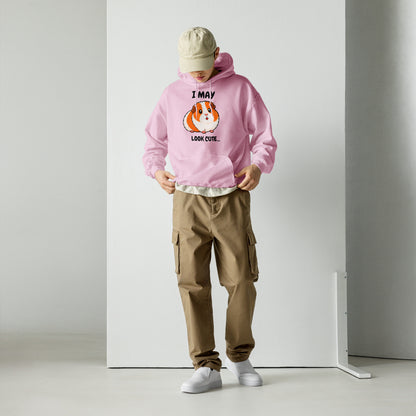 I may look cute hoodie