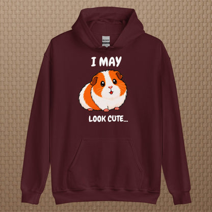 I may look cute hoodie