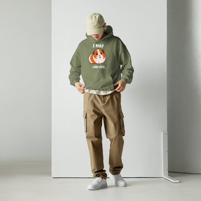 I may look cute hoodie
