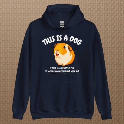 This is a dog hoodie