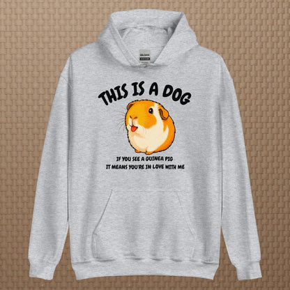This is a dog hoodie
