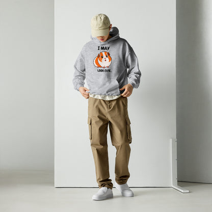 I may look cute hoodie