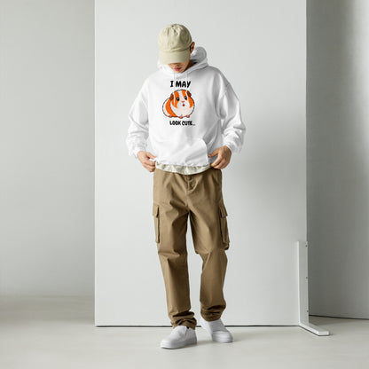 I may look cute hoodie